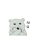 しろくまのおやこ 〜サンとルル〜（個別スタンプ：3）