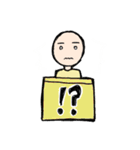 机に向かう人（個別スタンプ：12）
