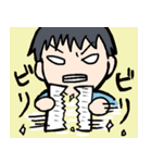 机に向かう人（個別スタンプ：24）