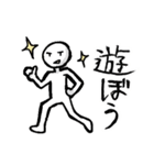 机に向かう人（個別スタンプ：26）