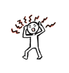 机に向かう人（個別スタンプ：31）