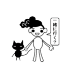 リーゼントくん＆黒猫さんスタンプ（個別スタンプ：35）