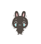 くろねことくろうさ（個別スタンプ：37）