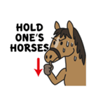 ASL英語の動物にまつわることわざスタンプ（個別スタンプ：34）