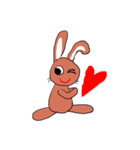 愛·癒しのウサギ1（個別スタンプ：22）