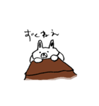 安曇弁うさぎ（個別スタンプ：34）