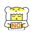 Min-jun : Polar bear mascot（個別スタンプ：22）