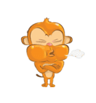 Cute Monkey（個別スタンプ：12）