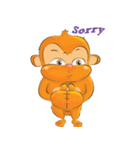 Cute Monkey（個別スタンプ：17）