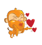 Cute Monkey（個別スタンプ：21）