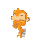 Cute Monkey（個別スタンプ：22）
