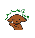 二匹のダックス（個別スタンプ：8）