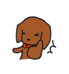二匹のダックス（個別スタンプ：9）