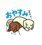 二匹のダックス（個別スタンプ：14）