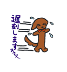 二匹のダックス（個別スタンプ：31）