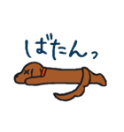 二匹のダックス（個別スタンプ：32）