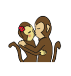 Monkey couple life（個別スタンプ：20）