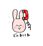 ほっこりときどきウサギ。（個別スタンプ：35）