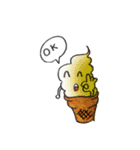 ソフトクリームの大冒険 「日本語」（個別スタンプ：23）