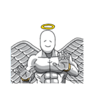 天使と悪魔の葛藤｜DOTMAN 6.0（個別スタンプ：5）