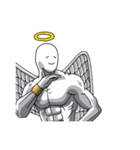天使と悪魔の葛藤｜DOTMAN 6.0（個別スタンプ：8）
