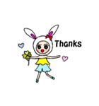 うさぎのウララちゃん（個別スタンプ：5）