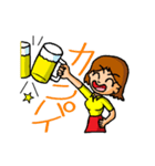 好評ほろ酔いガール2（個別スタンプ：13）