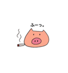 豚もおだてりゃスタンプになる。（個別スタンプ：39）