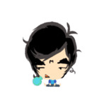 Dark Eyebrows（個別スタンプ：8）