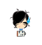 Dark Eyebrows（個別スタンプ：9）