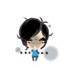 Dark Eyebrows（個別スタンプ：18）
