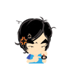 Dark Eyebrows（個別スタンプ：22）