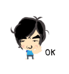 Dark Eyebrows（個別スタンプ：34）