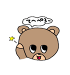 クマがひとこと（個別スタンプ：4）