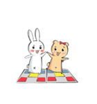 Dancing rabbit and friend（個別スタンプ：38）