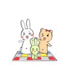 Dancing rabbit and friend（個別スタンプ：39）