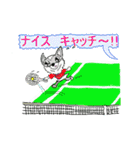 チワワん♪4(テニス)（個別スタンプ：16）