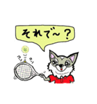 チワワん♪4(テニス)（個別スタンプ：33）
