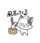 路地裏の猫のシロ（個別スタンプ：5）