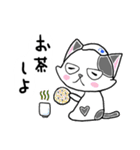 路地裏の猫のシロ（個別スタンプ：9）
