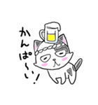 路地裏の猫のシロ（個別スタンプ：10）