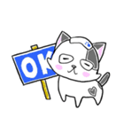 路地裏の猫のシロ（個別スタンプ：12）