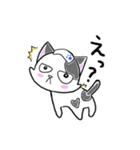 路地裏の猫のシロ（個別スタンプ：15）