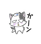 路地裏の猫のシロ（個別スタンプ：16）