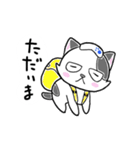路地裏の猫のシロ（個別スタンプ：21）