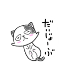 路地裏の猫のシロ（個別スタンプ：31）