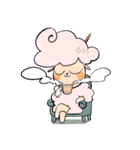 Dina, a fluffy lamb（個別スタンプ：17）