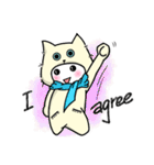 I love cats, meowoo~~ (English version)（個別スタンプ：9）