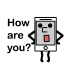 スマホで英語！（個別スタンプ：4）
