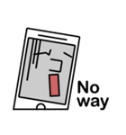 スマホで英語！（個別スタンプ：15）